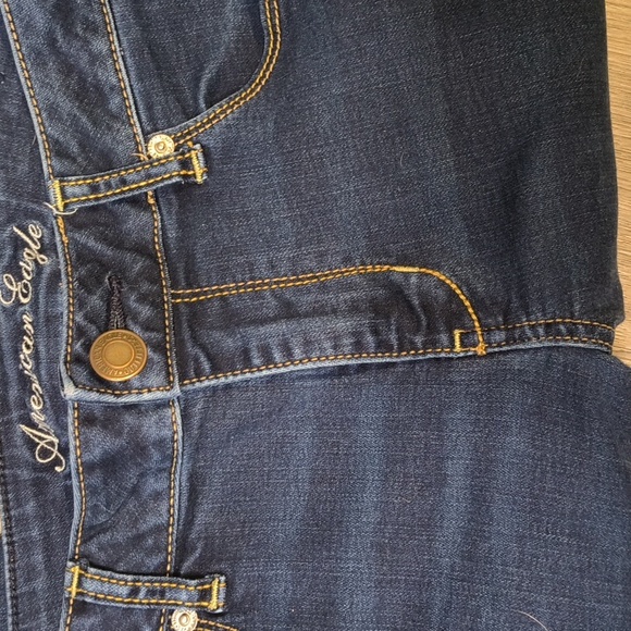 sac734🦅Low Rise Skinny w/30" Inseam American Eagle Super Stretch - Picture 4 of 7